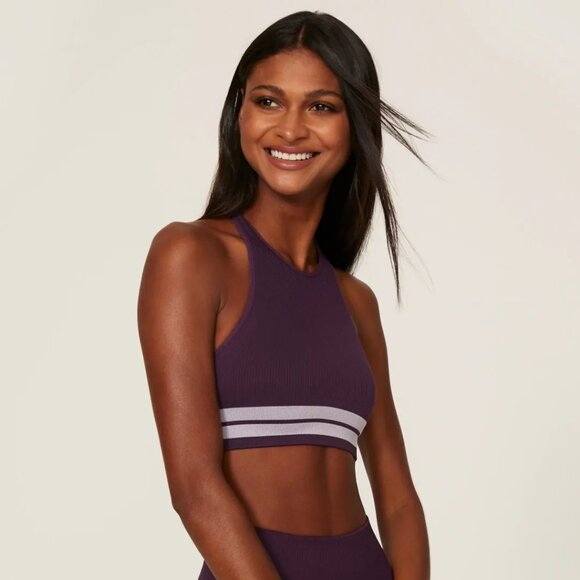 Spiritual Gangster Stripe Self Love Sports Bra P-S - Picture 1 of 5